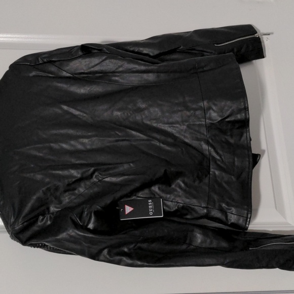 Guess vegan leather jacket NWT - Picture 2 of 5